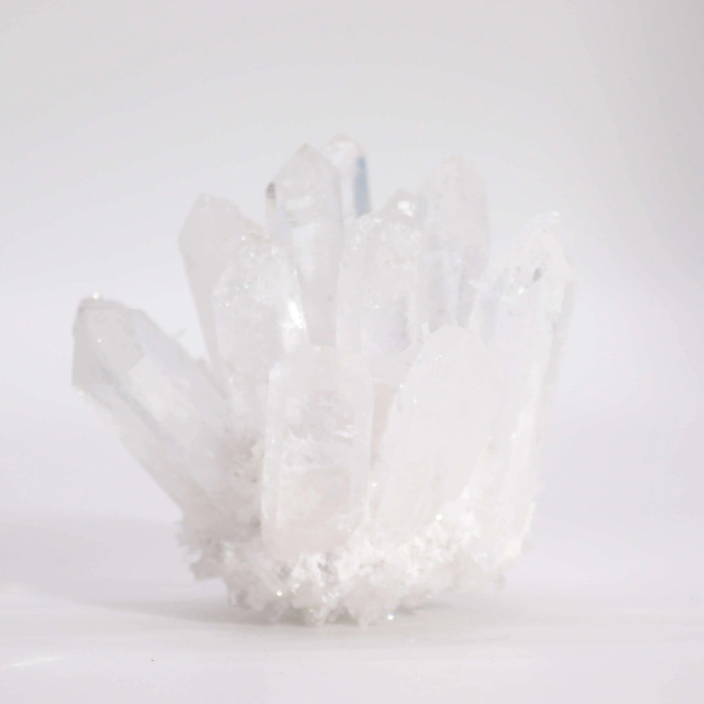 Quarz-Cluster Bergkristall, klar, ohne Einschlüsse, ca. 8 cm