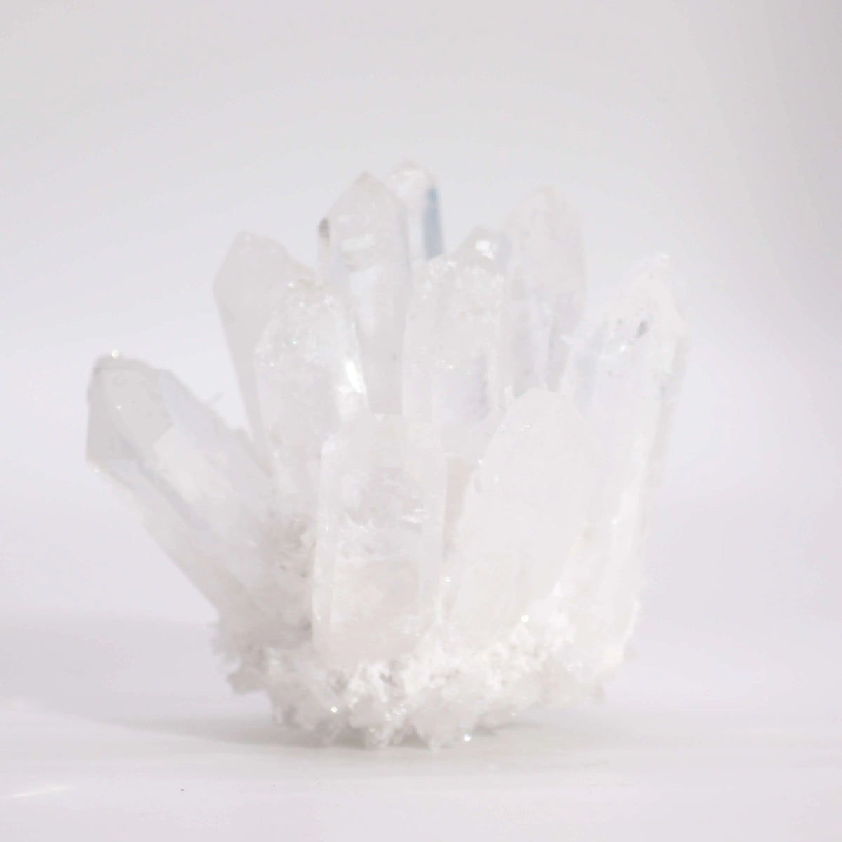 Quarz-Cluster Bergkristall, klar, ohne Einschlüsse, ca. 8 cm