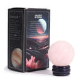Edelstein-Planet Rosenquarz Venus, 40 mm