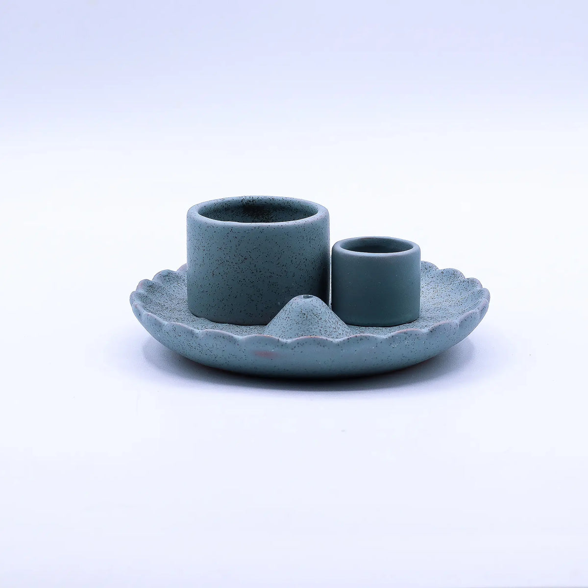 Halter für Palo Santo und Räucherbündel – Lotus, Blau – Ansicht 4