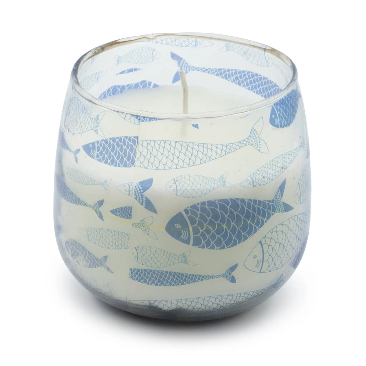 Duftkerze im Glas – Seabreeze, mittel – Duftkerze im Glasgefäß mit frischer, maritimer Note