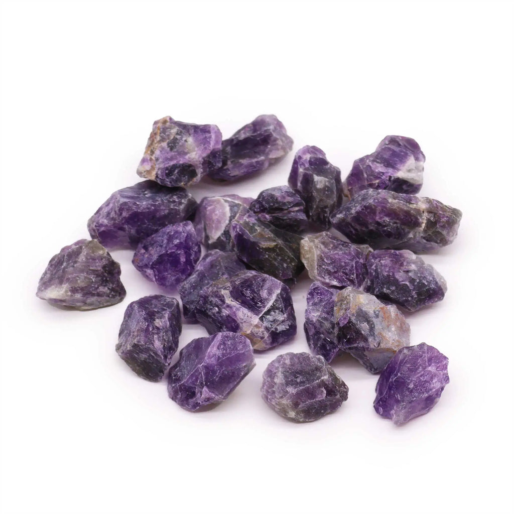 Amethyst Rohsteine – 500 g – Unbearbeitete Amethyst-Bruchstücke im 500-Gramm-Beutel