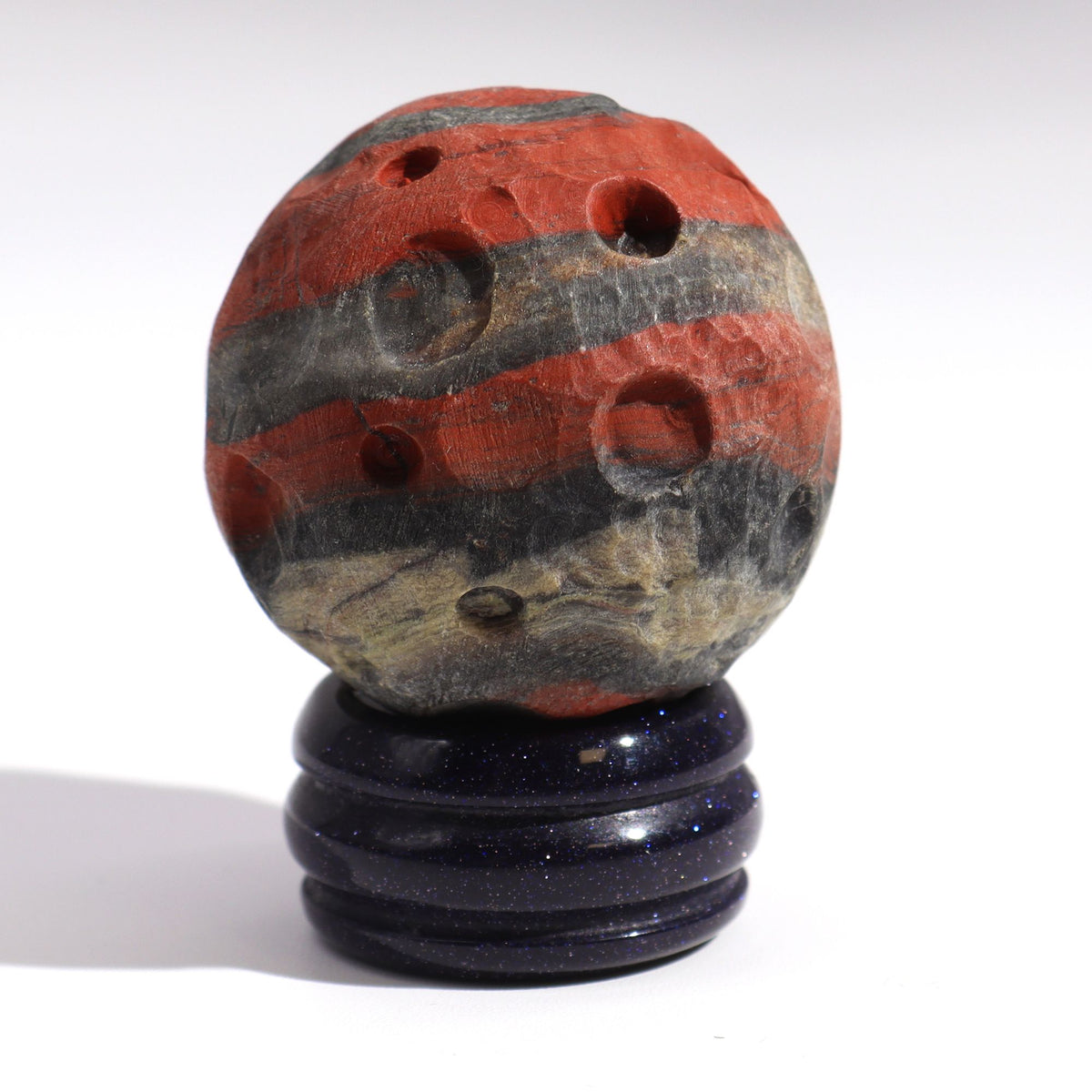 Edelstein-Planet Roter Jaspis Mars, 40 mm