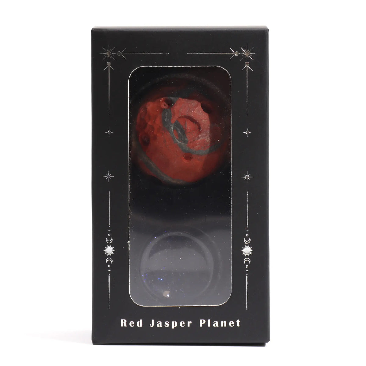 Edelstein-Planet Roter Jaspis – Mars, 40 mm – Ansicht 4
