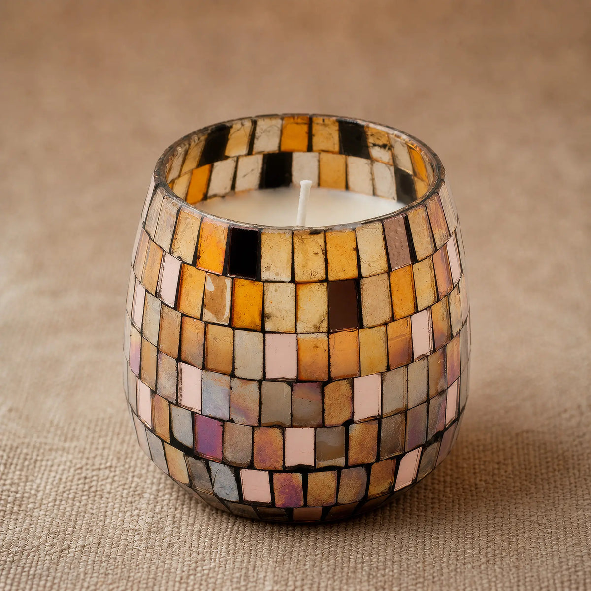 Duftkerze im Glas – Amber Mosaic, mittel – Ansicht 2