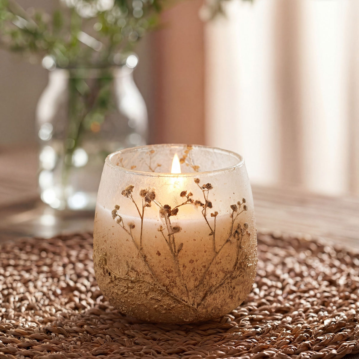 Energie-Kerze im Glas Wildlight Woods, mittel