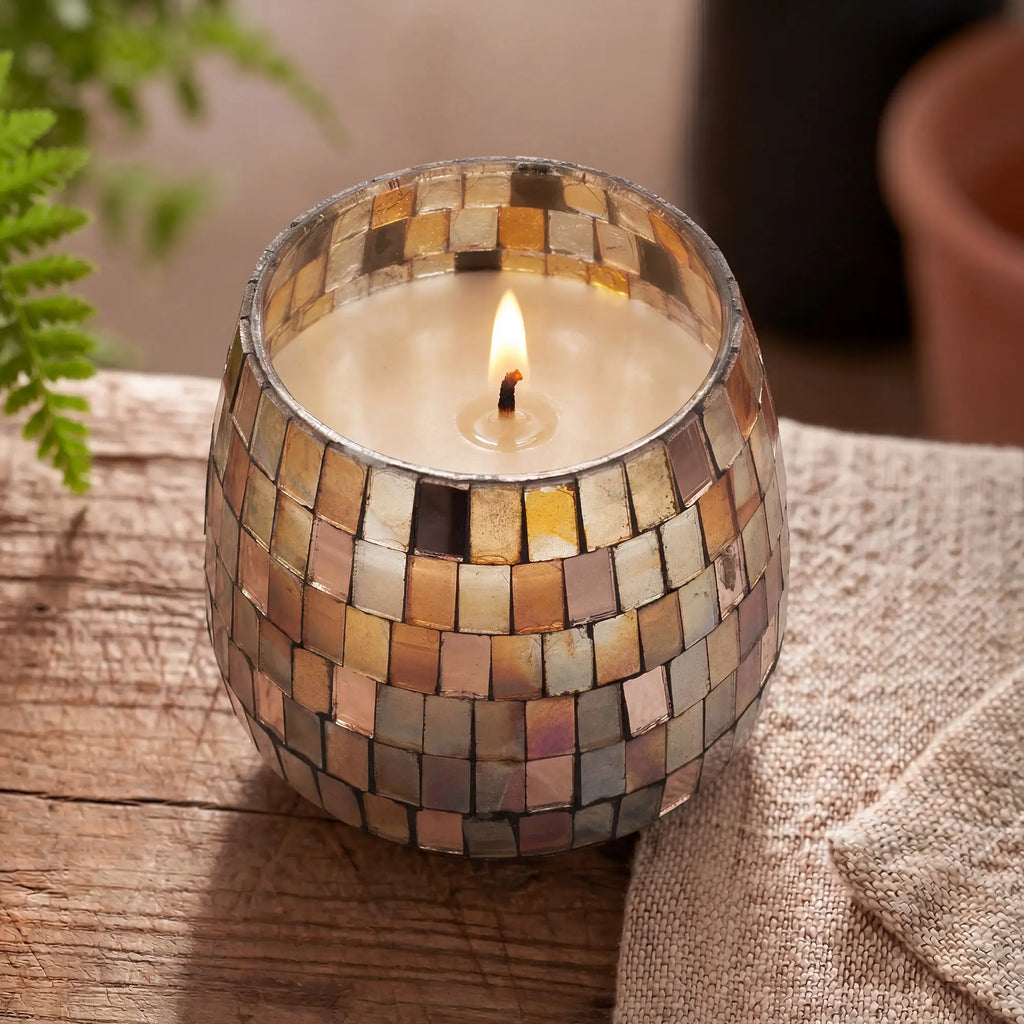 Duftkerze im Glas – Amber Mosaic, mittel – Ansicht 3