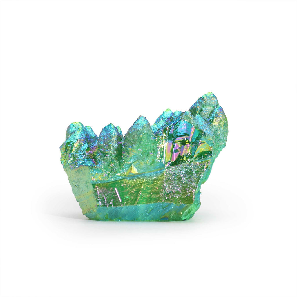 Aura-Quarz Grüne Flamme, mittel, 7 bis 10 cm