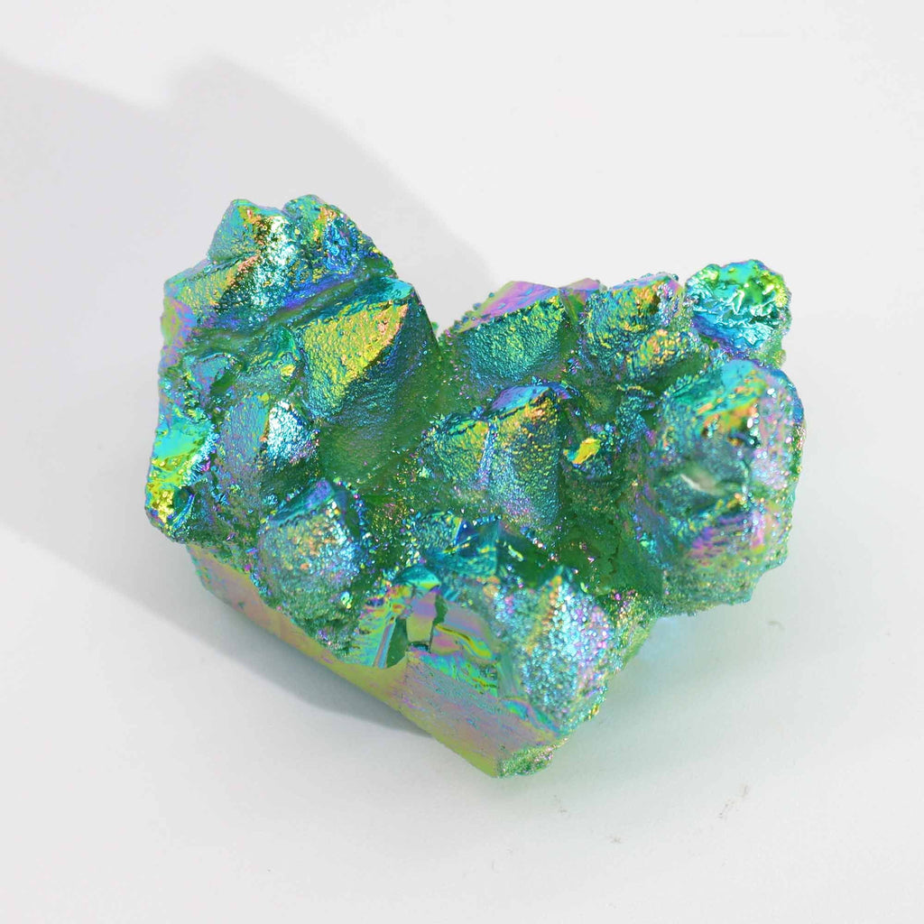 Aura-Quarz Grüne Flamme, mittel, 7 bis 10 cm