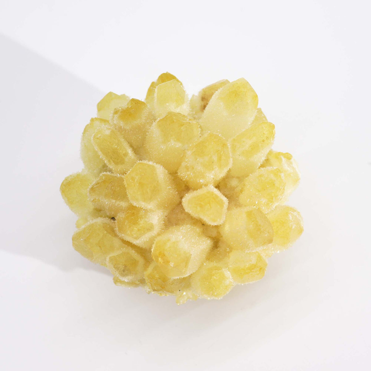 Quarz-Cluster Gelber Phantomquarz, ca. 8 cm