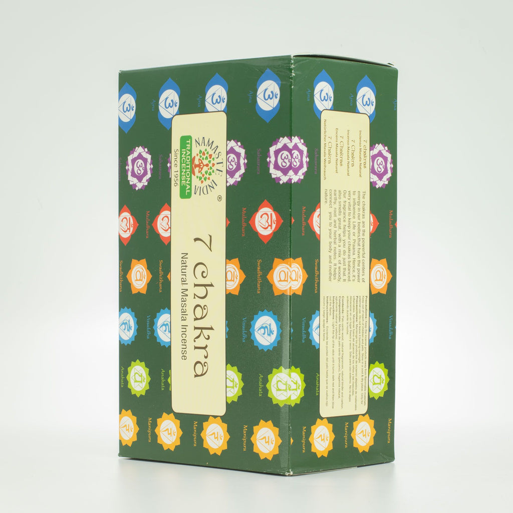 Masala-Räucherstäbchen Sieben Chakren, 39 g