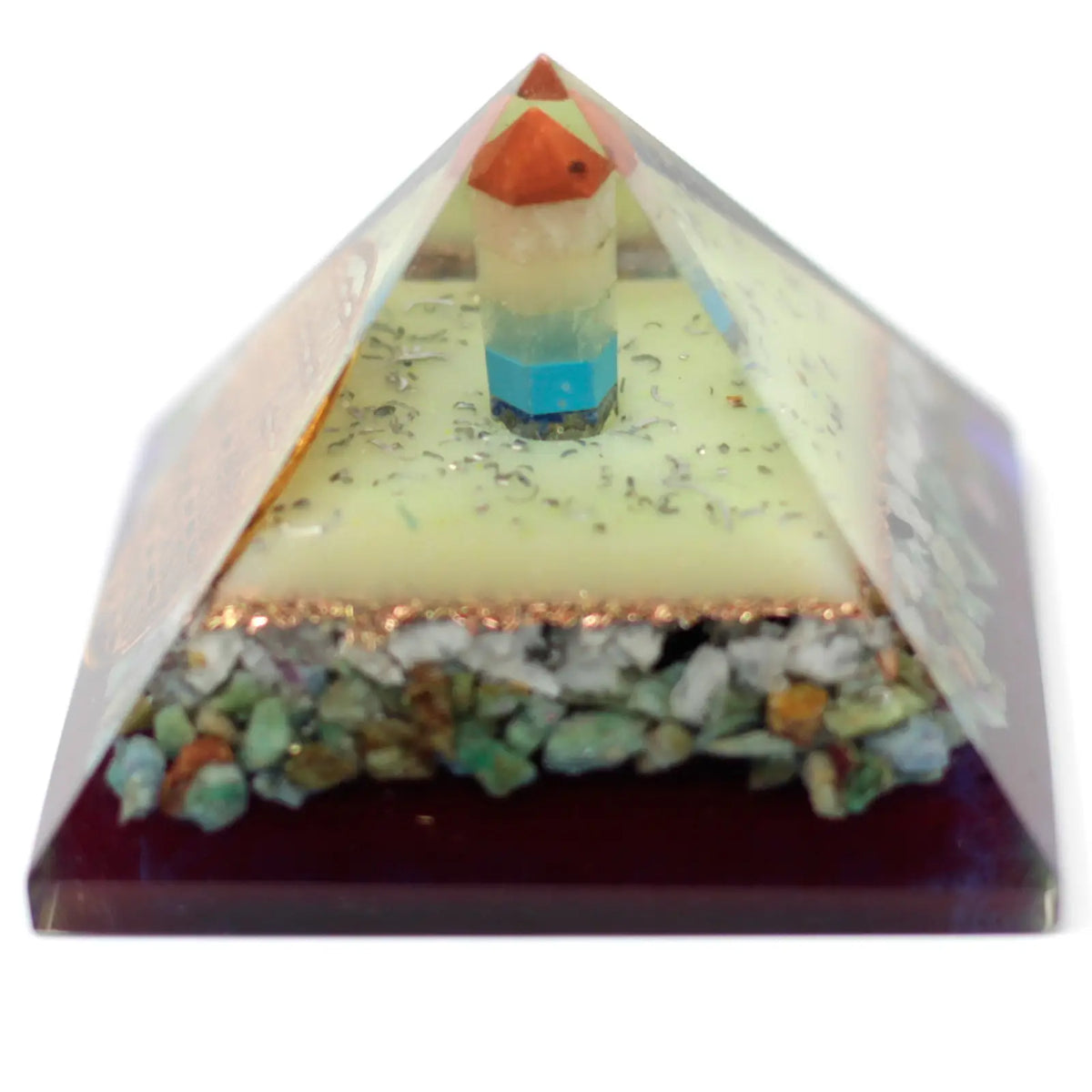 Orgonit-Pyramide – Blume des Lebens, 70 mm – Ansicht 2
