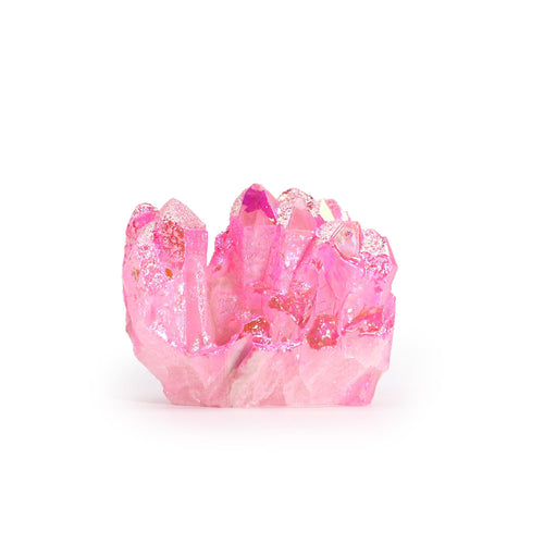 Aura-Quarz Rosa Halo, mittel, 7 bis 10 cm