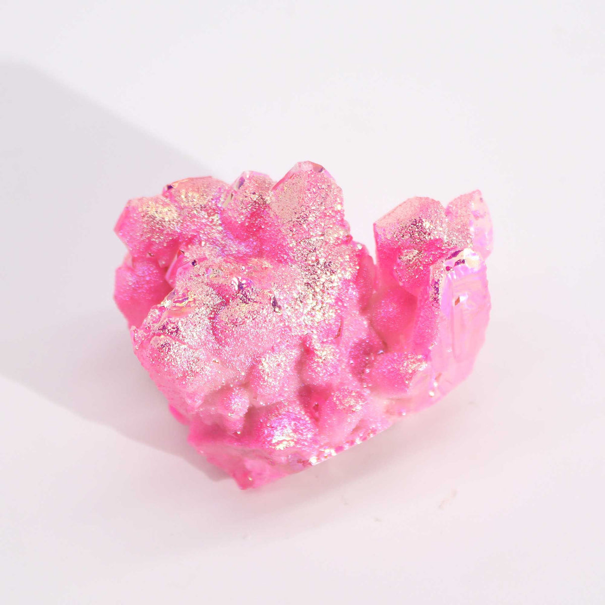 Aura-Quarz Rosa Halo, mittel, 7 bis 10 cm