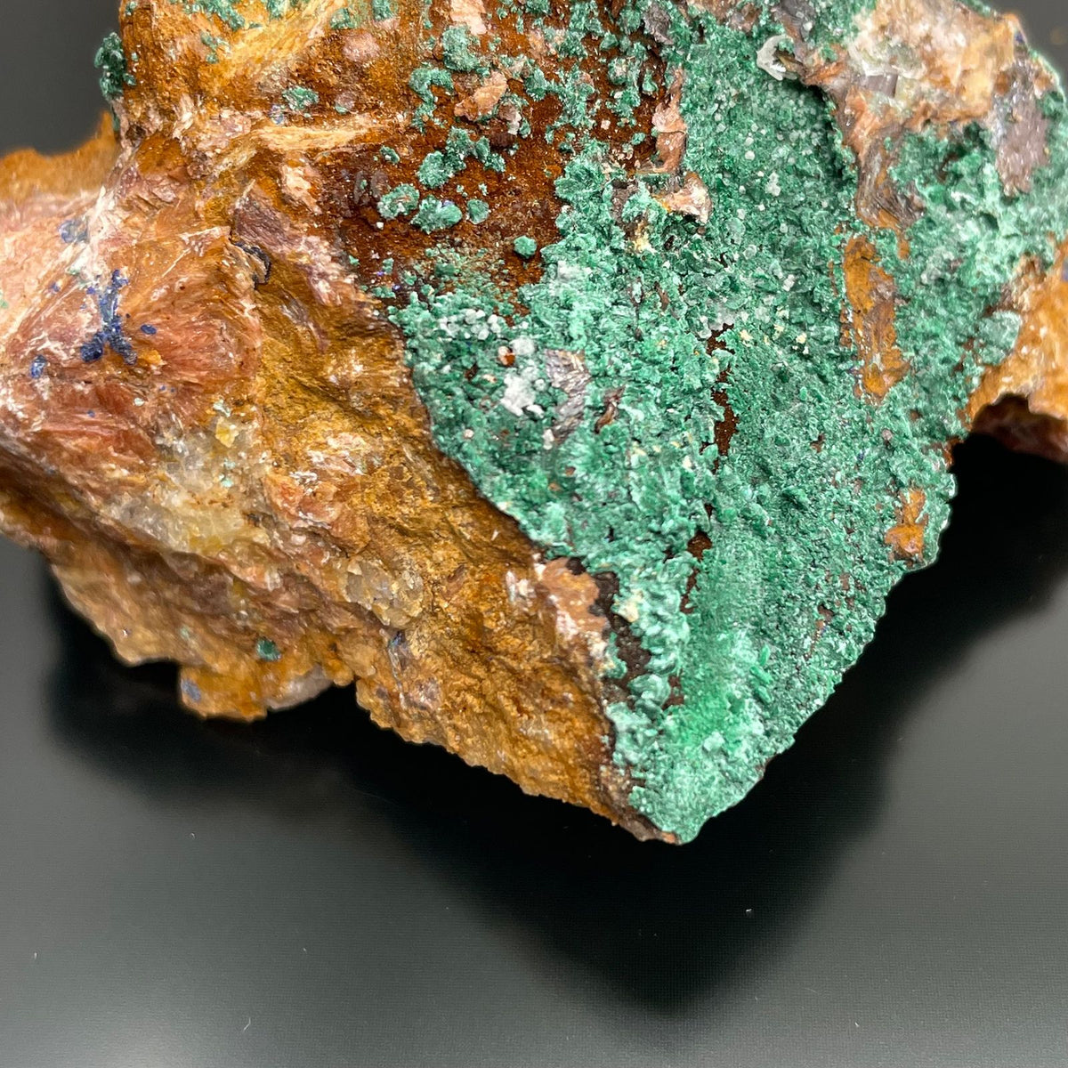 Mineralstufen Azurit-Malachit, Sammler-Lot, ca. 20 Stück