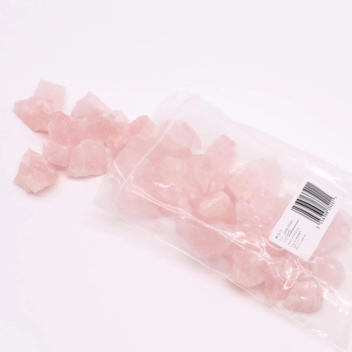Rosenquarz Rohsteine – 500 g – Ansicht 4