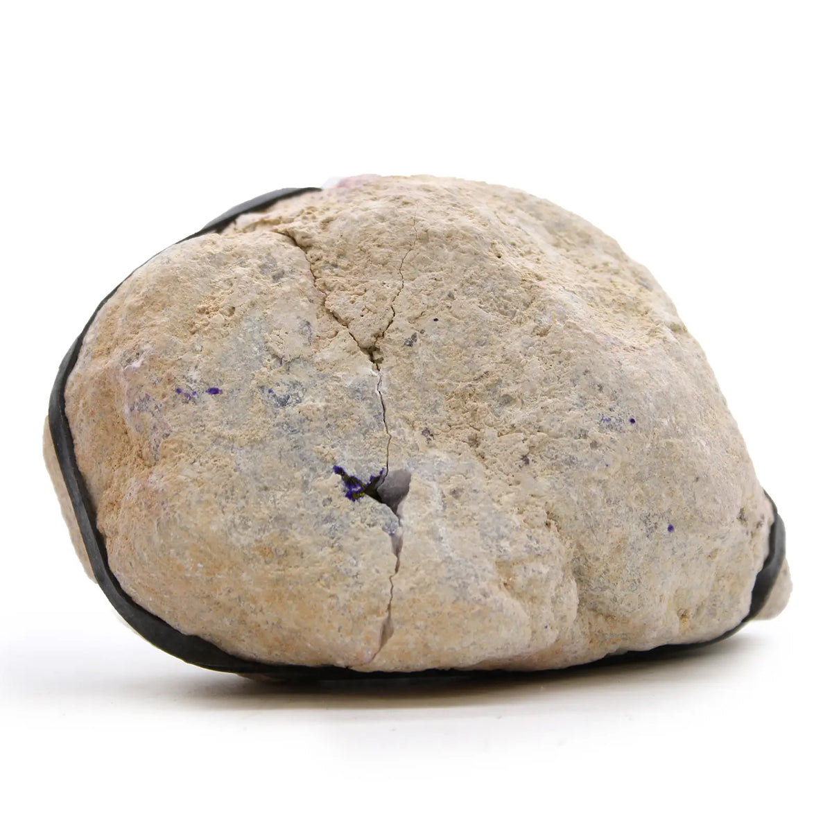 Calcit-Geode gefärbt – Violett und Gold – Ansicht 3