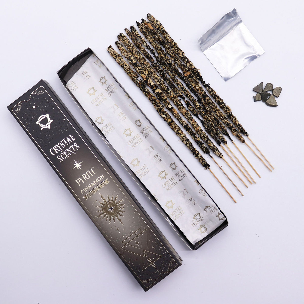Räucherstäbchen Zimt Pyrit, 63 g