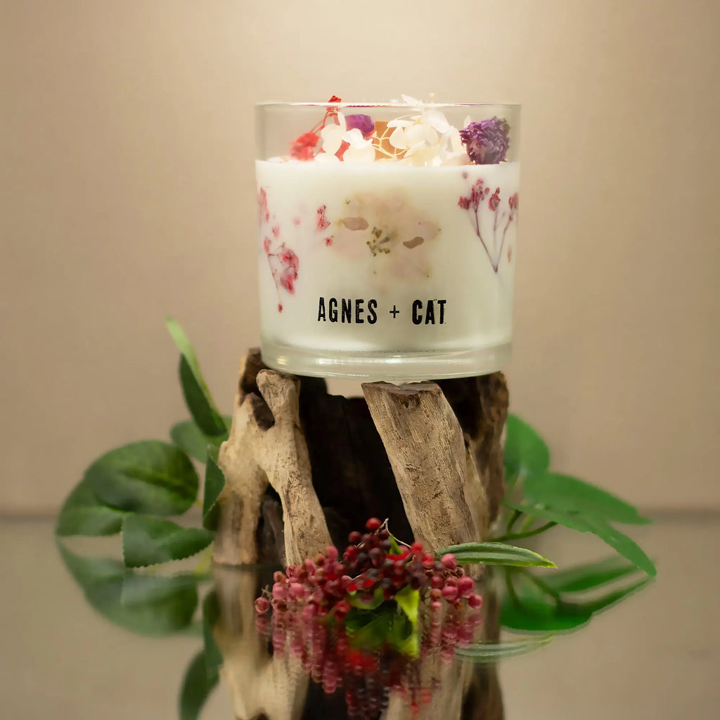 Botanische Sojawachskerze – Roses of Sawrey – Ansicht 4
