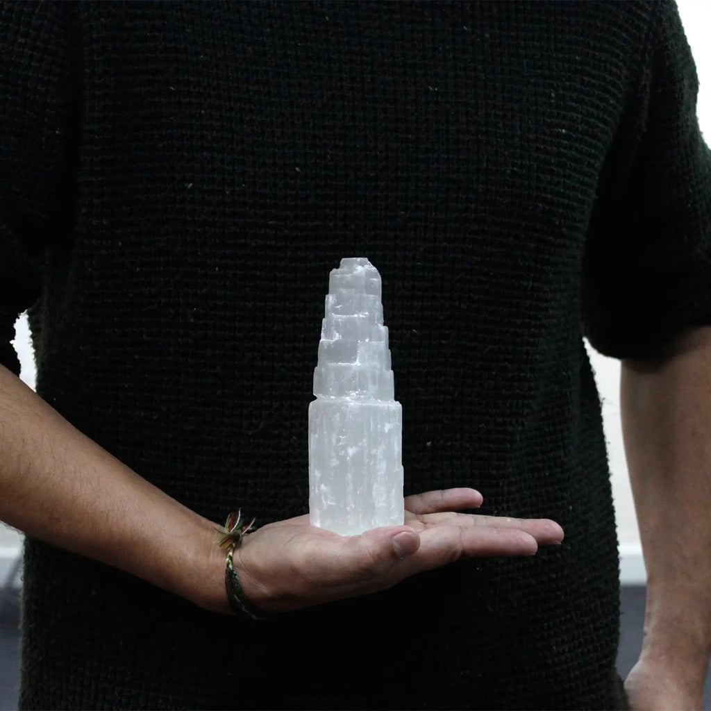 Selenit-Turm – 15 cm – Ansicht 2