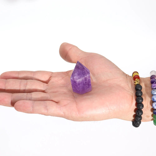 Amethyst-Spitzen – kräftige Farbe, klein – Ansicht 2