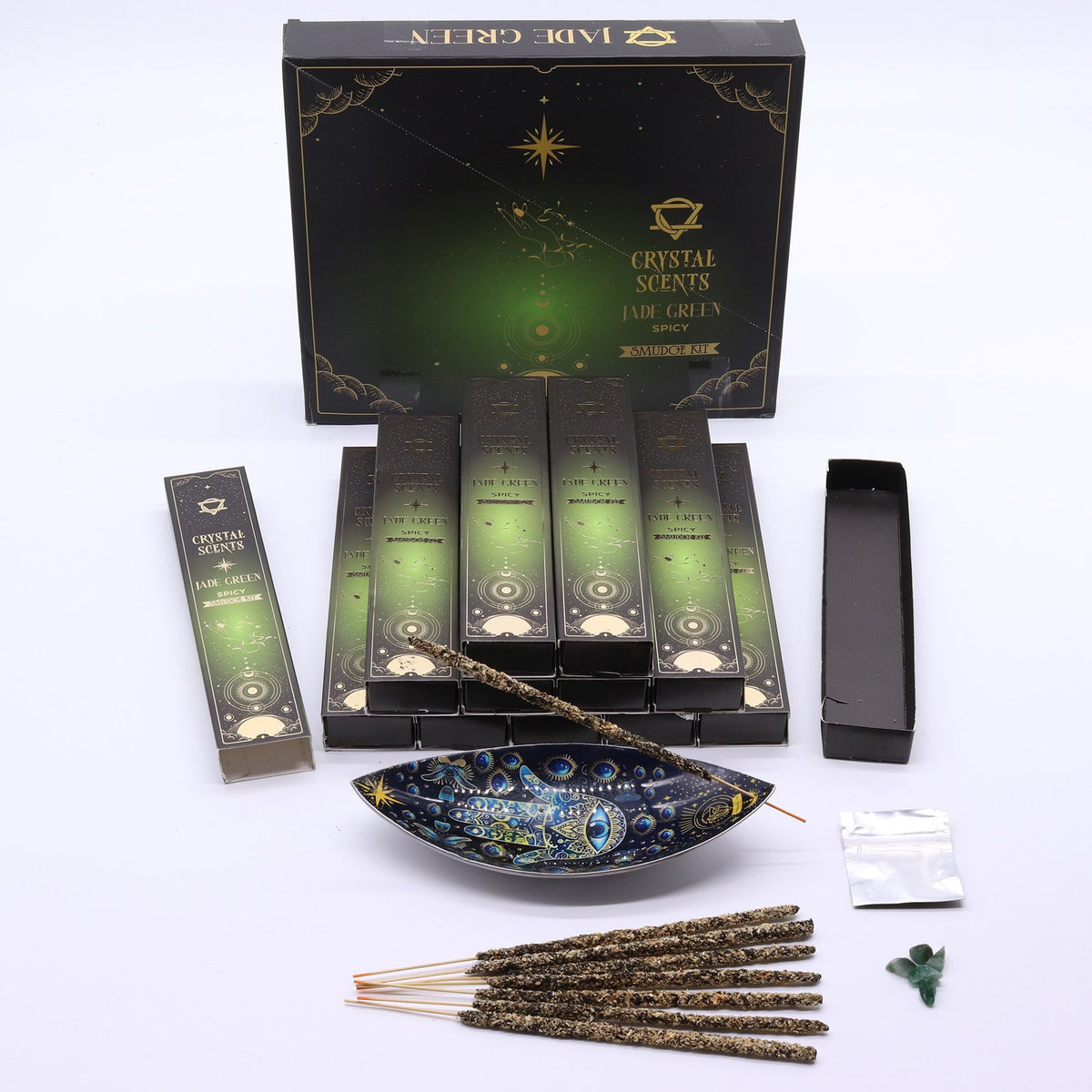 Räucherstäbchen Würzmischung Jade, 63 g