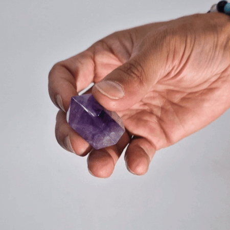 Amethyst-Spitzen, kräftige Farbe, klein