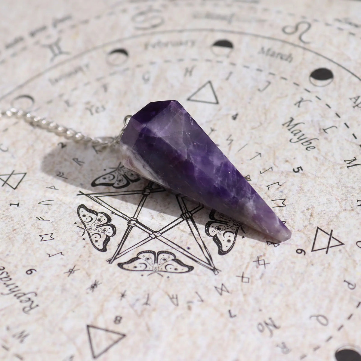 Räucherstäbchen-Set mit Amethyst-Pendel – Verführung – Ansicht 3