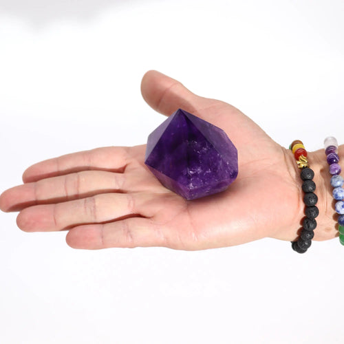 Amethyst-Spitzen – kräftige Farbe, mittel – Ansicht 2