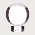 Kristallkugel aus Glas mit Glassockel, 100 mm