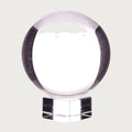 Kristallkugel aus Glas mit Glassockel, 130 mm