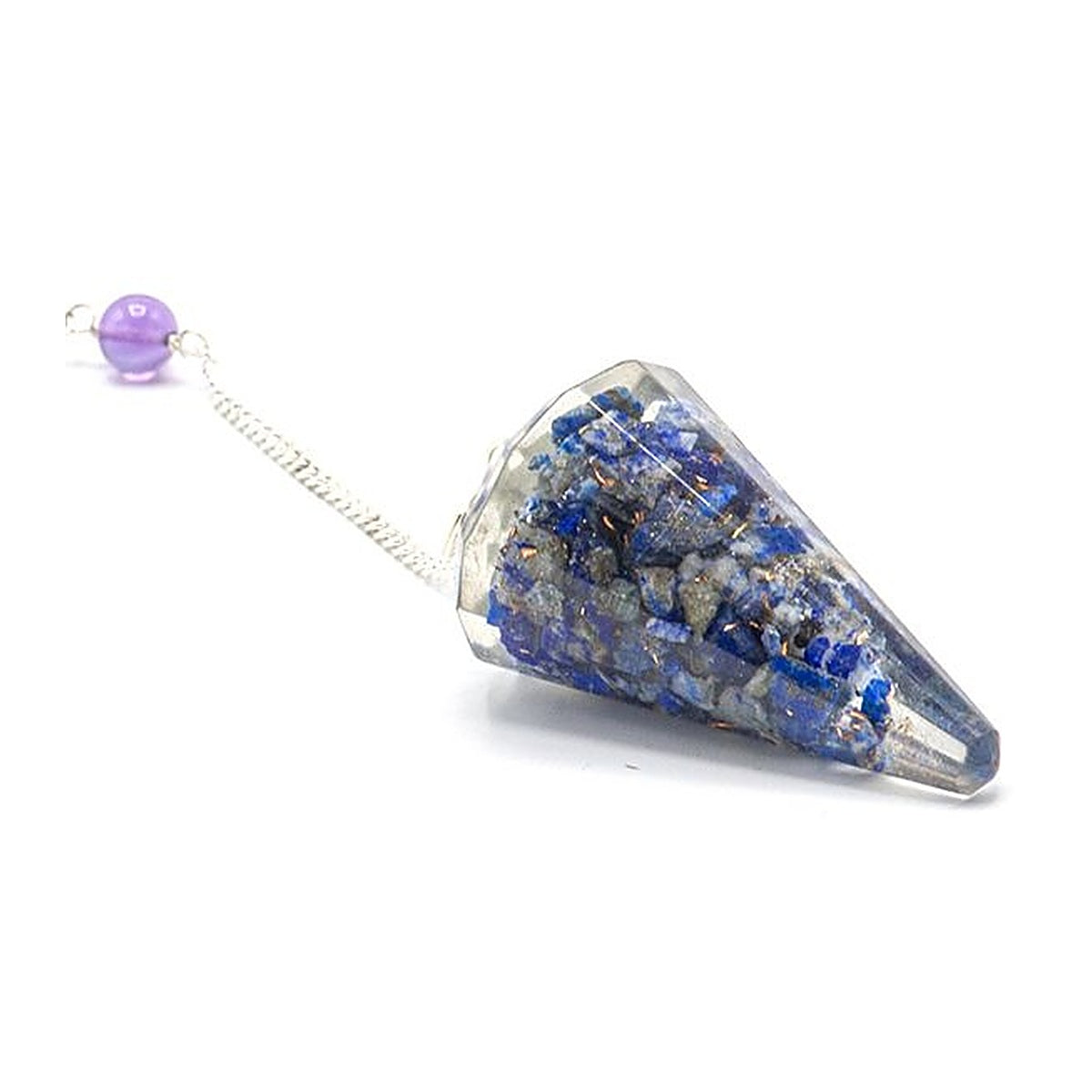 Orgonit-Pendel Lapislazuli mit Kette